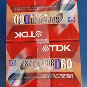 MIXED LOT OF 8 TDK D60 Superior & 2 SONY 90 CASSETTE TAPES (10 TOTAL)